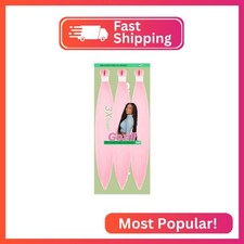 Pink Braiding hair Pre stretched Knotless Non Toxic Kids Braiding Hair