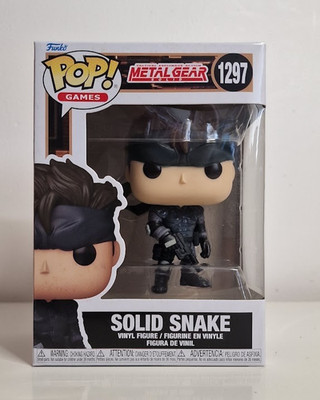 Funko Pop Solid Snake - Metal Gear Solid - NEU - In Sock - Protector Inc