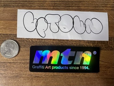 Montana Colors Paint MTN Holographic Sticker Graffiti RARE! Ironlak 94 Hardcore