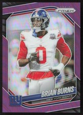 2025 Panini Prizm Purple 34/125 Brian Burns #147 JW1