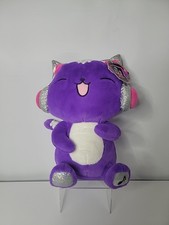 FAO Schwarz DJ Glow Brights Cat Musical Lights Stuffed Animal Plush Works