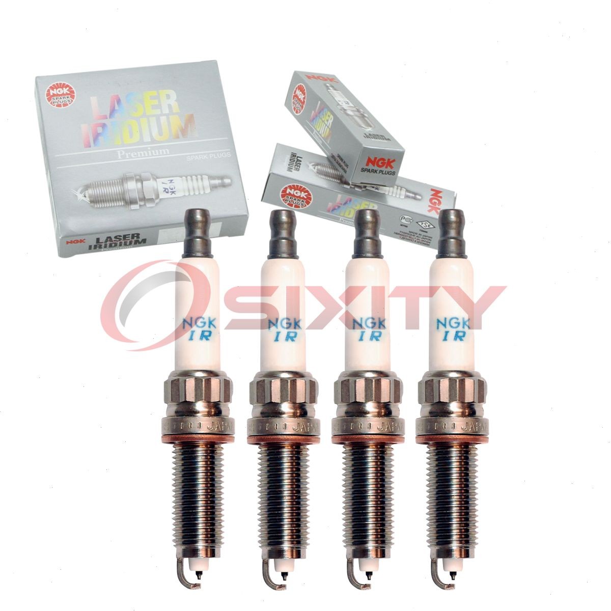 4 pc NGK Laser Iridium Spark Plugs for 2012-2018 BMW 320i 2.0L L4 Ignition bz