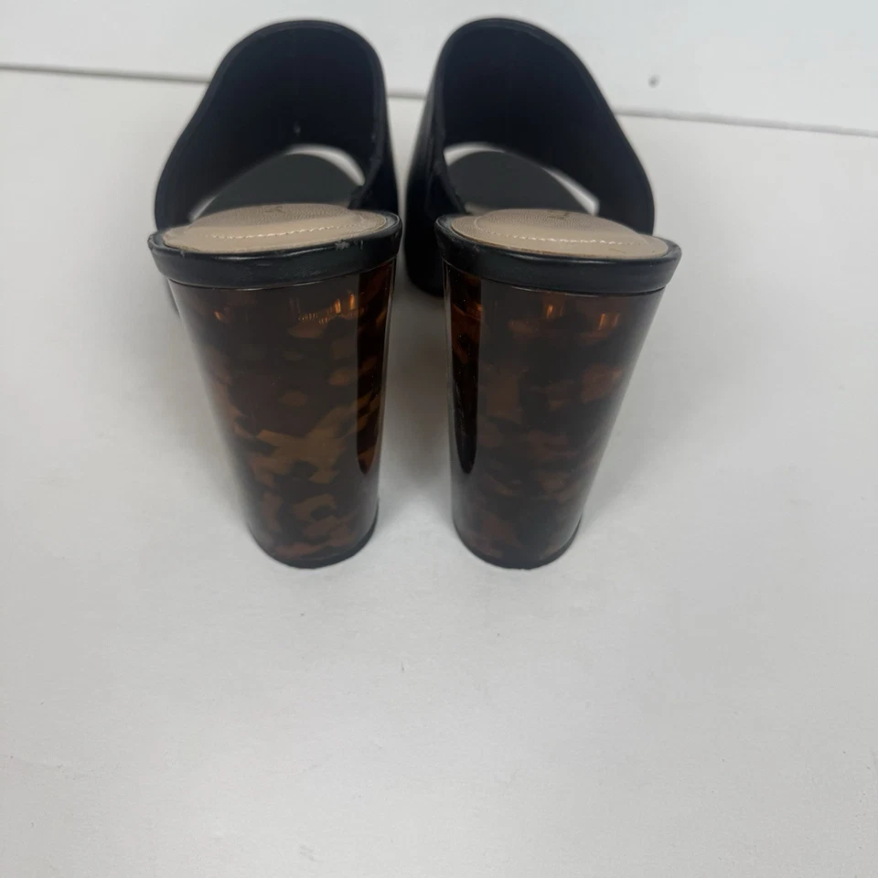 Zapatos de tacón Aldo negros de cuero para mujer talla 9 sin cordones Foto 3 de 4