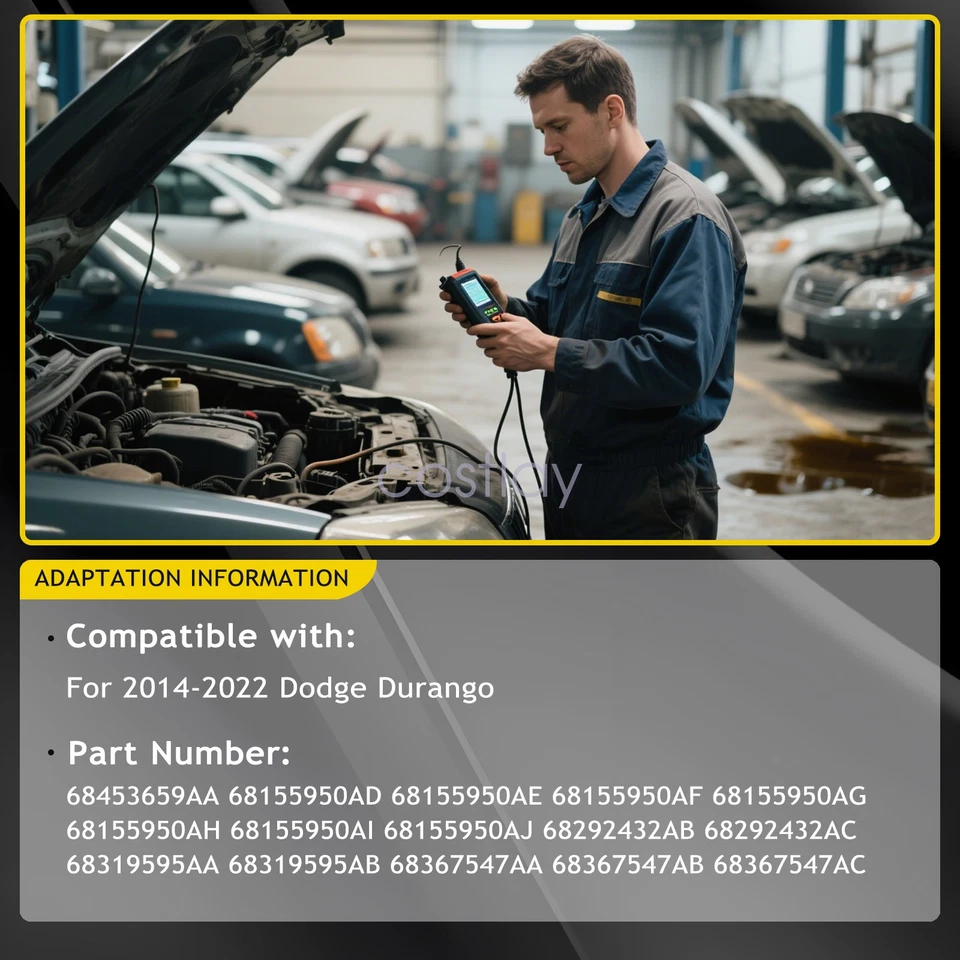 68453659AA Tail Light Fits 2014-2022 Dodge Durango Liftgate Lamp w/ Camera Hole - Image 2 of 4