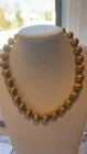 Vintage Miriam Haskell Goldtone Beaded Necklace