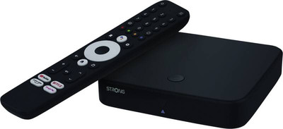 STRONG Streaming Box Android TV 4K UHD SRT 423  DVB-C Kabelreceiver und DVB-T2