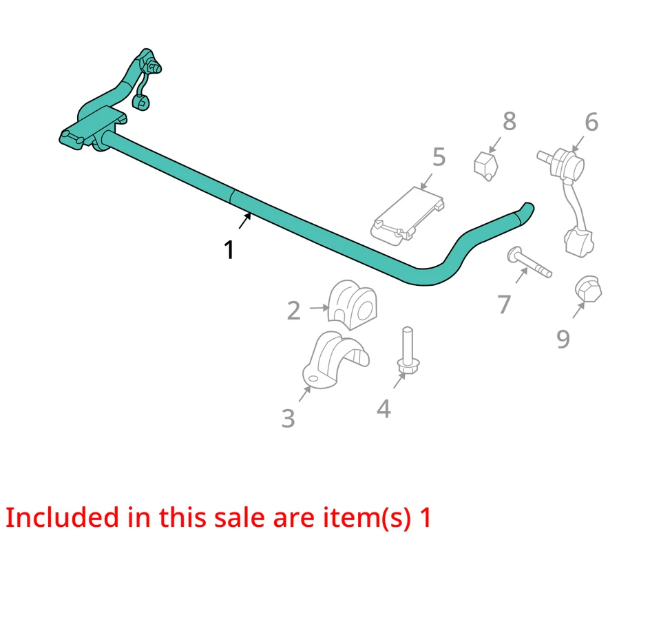 Barra estabilizadora frontal Jeep Wrangler 4X4 2013 fabricante de equipamento original 105K milhas - LKQ399858251 - Imagem 4 de 4