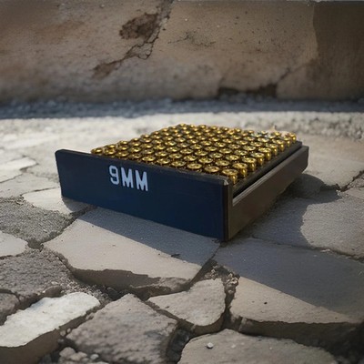 9mm Ammo Box Storage - 100 Rounds (Set Of 2)