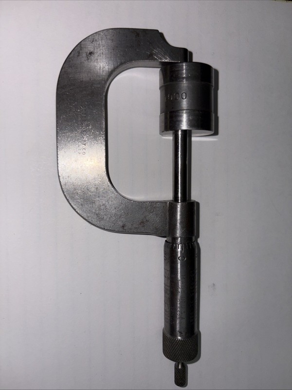 Vintage Goodwell Pratt Co. 1-2” Outside Micrometer - Works Excellent!