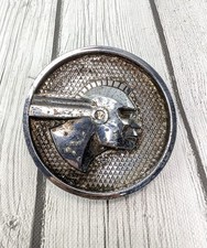 Pontiac Chieftain 1951-1953 Indian Head Mohawk Rh Rear Fender Car Emblem