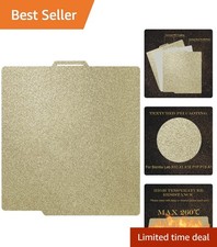 Versatile 3D Printer Build Plate - Flexible Double-Sided Textured PEI, 257x257mm