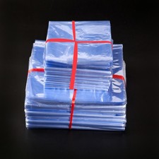 Heat Shrink Wrap Film Flat Bags Candles PVC Poly Bag Gift Crafts Cosmetic Pack