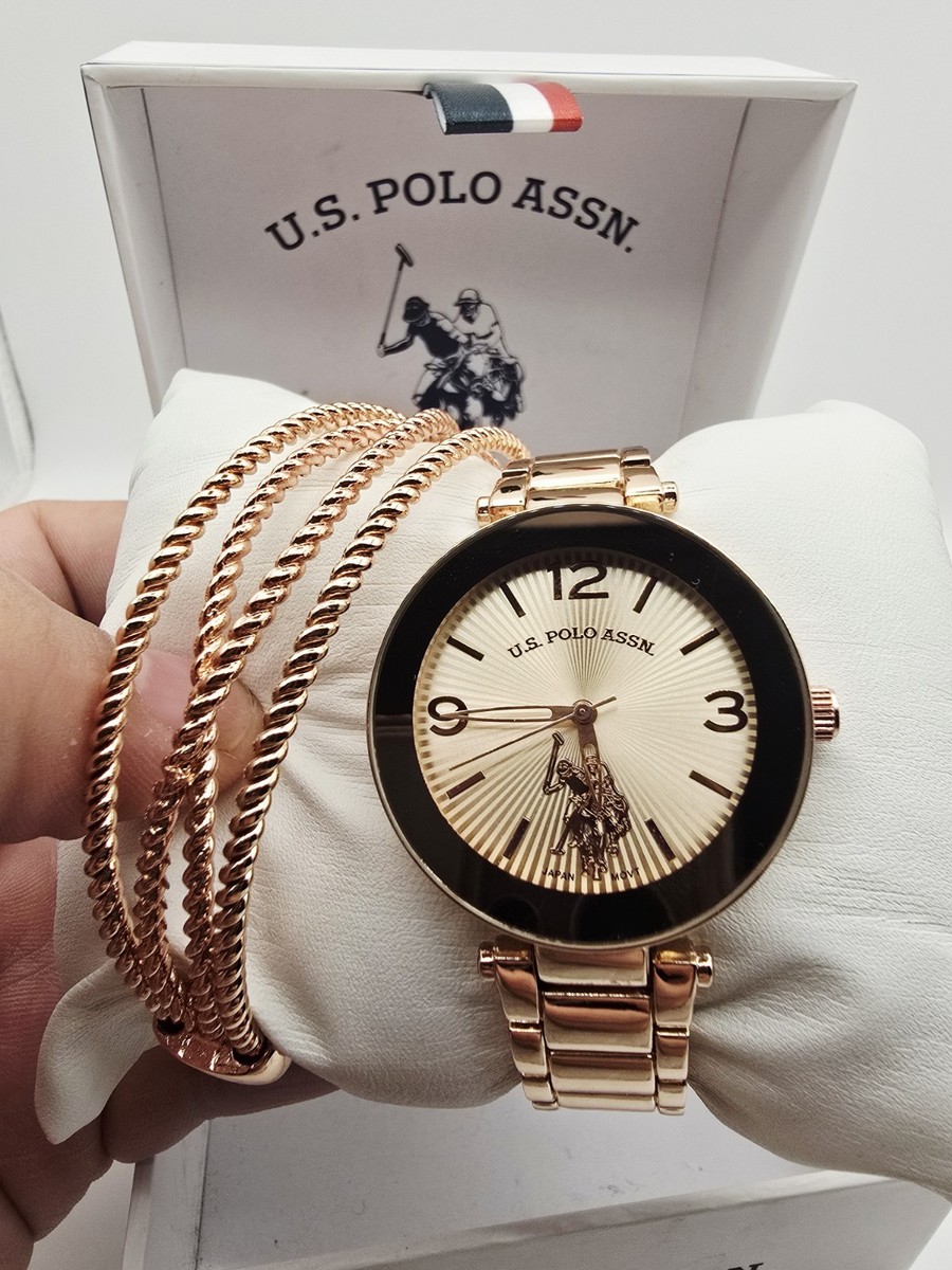 U.S. Polo Association Watch And Bangle Set (Woman) | eBay display picture 3