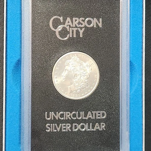 1883-CC Uncirculated $1 Morgan Silver Dollar GSA With Box/Coa - Z-Z225