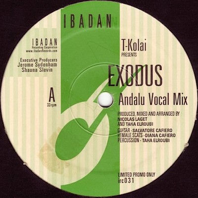 T-Kolai - Exodus / An exhilarating house number with Afro-style female vocals,