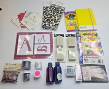 MIXED LOT OF CRAFT SUPPLIES  22 pcs of Misc. Crafting Goodies - NEW