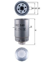 Knecht Kc 140 Kraftstofffilter FüR Alfa Romeo Chrysler CitroËN Dodge