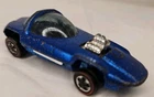 Hot Wheels 1960s REDLINE SILHOUETTE BLUE 1967 BLACK INTERIOR