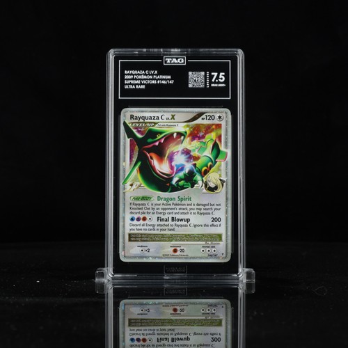 Rayquaza C LV.X graded TAG 7.5 for sale on eBay