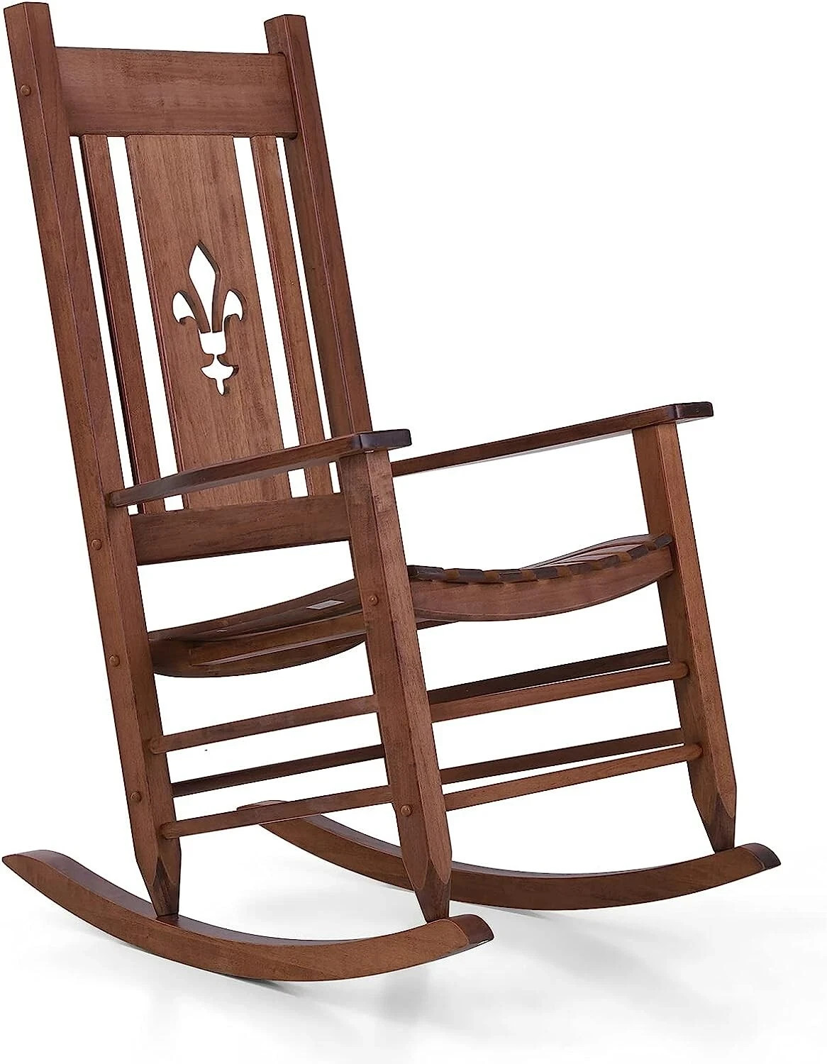 Outdoor Rocking Chair Patio Rocking Chair Wooden Rocker Leisure Rocking Chair