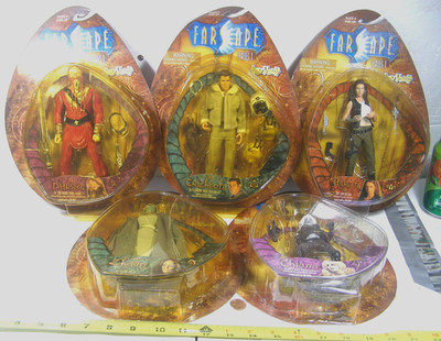 Farscape Set of 5 Crew Action Figures   Series 1 Toy Vault 2000 China