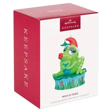 Hallmark 2024 Keepsake Mistle-Toad Sound Ornament
