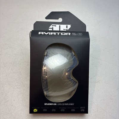 509 Aviator 2.0 Ignite S1 Anti Fog Scratch Fast Swap Chrome Mirror Yellow Tint