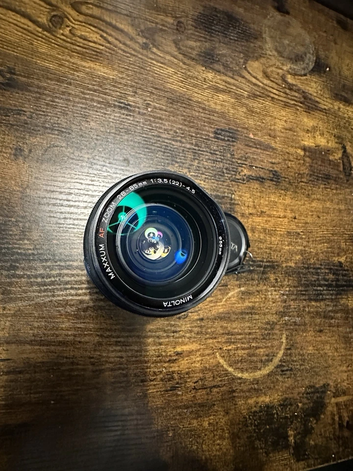 Minolta Maxxum Sony A Mount AF 28-85mm f/3.5-4.5 Wide Angle Zoom Lens -Lens Caps - Image 3 of 4