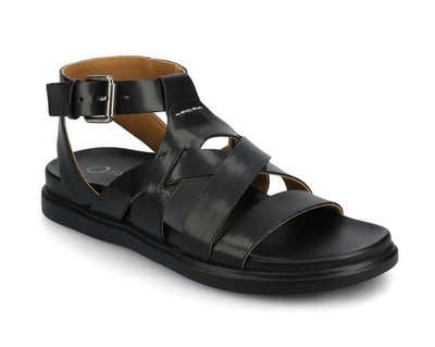 Journee Mistee Black Strappy Sandal Women's Sz 8M - Retail $66