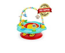 Asiento de actividades para bebé 3 en 1 SuperSeat Playful Paradise con juguetes