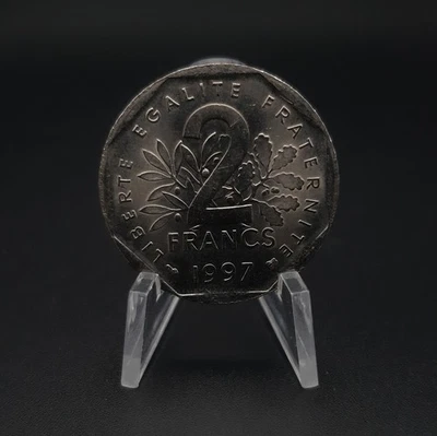 2 francs France 1997 - Semeuse en nickel, SUP, sous pochette - Photo 1/2