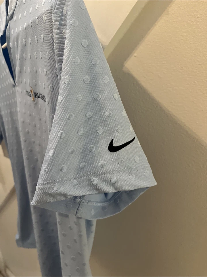 Nike Golf Tour Camiseta Jacquard Punteada Mujer MD The Players Bebé Azul Foto 3 de 4