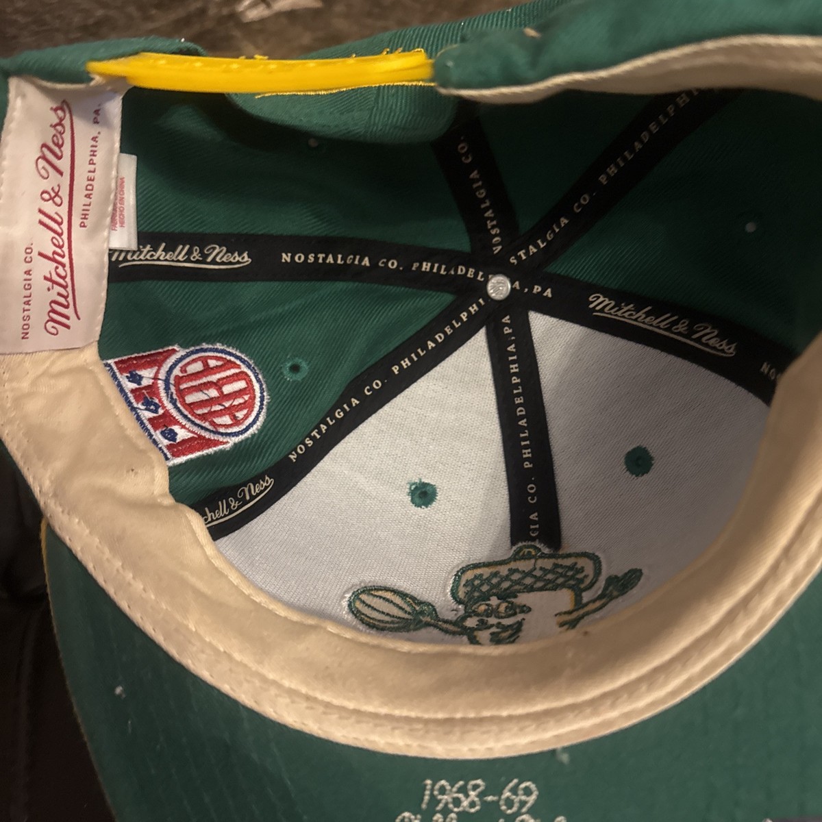 Vintage Mitchell & Ness Oakland Oaks ABA Snapback  Limited Hard To Find View 6