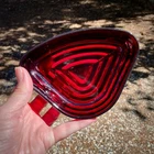 Vintage ANCHOR HOCKING Royal Ruby Red Glass Replacement Relish Dish