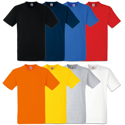 5er/10er Fruit of the Loom T-Shirt Heavy Cotton Herren Shirts Schwere Qualität