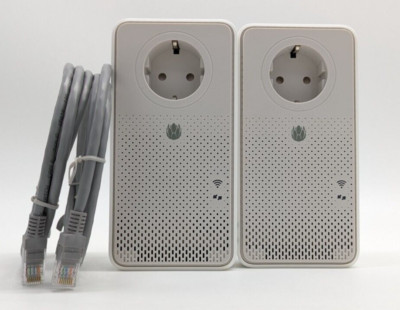 Powerline Starter 2Set  KIT PLC 1.000 MBit/s LAN   1.200 MBit/s D-LAN WIFI WLAN 