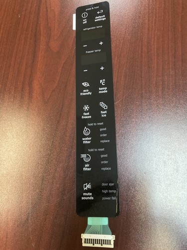 Frigidaire 242041204 Refrigerator Control Membrane Switch Genuine OEM part, NEW - 第 1/3 張圖片