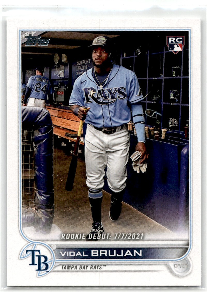 2022 Topps Update Vidal Brujan #US8 RC Tampa Bay Rays
