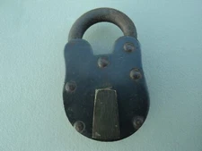 Antique Vintage Lock / Trunk Lock / Chest Lock / Iron / No Key