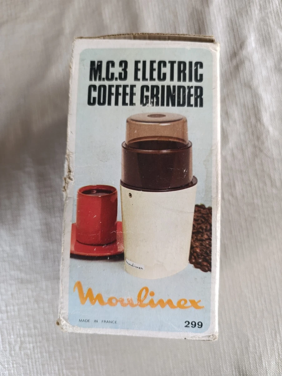 Ancien Moulin à Café électrique Rowenta Vintage, Robot Mixeur Hachoir, 150W