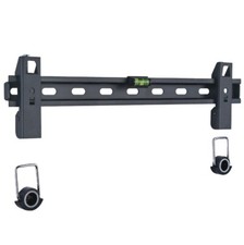 Techly Staffa Muro Fissa Slim con Distanziali TV LED LCD 23-55'' Nero