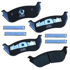 Disc Brake Pad Set-Premium Gold Ceramic Rear Brake Pads CARQUEST GNAD881