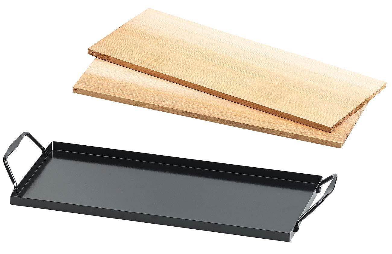 Rosenstein & Söhne Accessori per Barbecue: 2 taglieri in Cedro per (T2r)