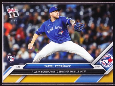 Yariel Rodriguez Toronto Blue Jays Cuban Born Rookie 2024 Topps