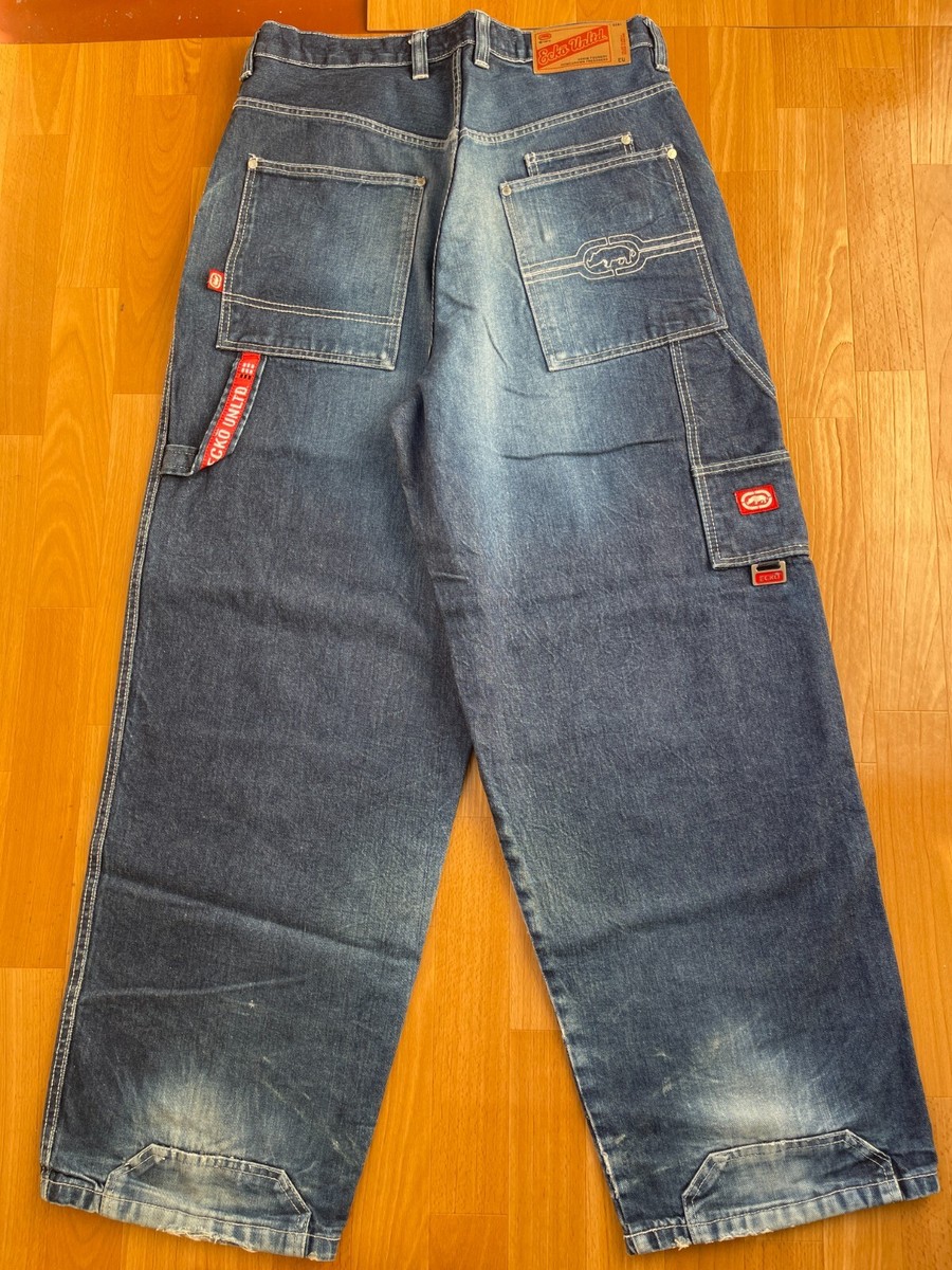 USA古着 ecko unltd デニムパンツ B系 ワイド baggy Y2K USA古着 ECKO UNLTD BAGGY Y2K B系 ワイドデニムパンツ - メルカリ