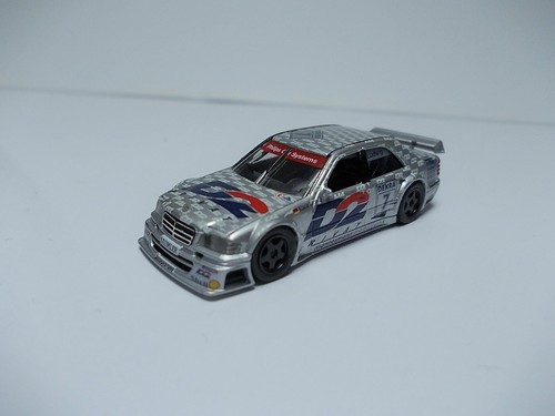 Mercedes Benz C-Klasse, silber, Herpa, 1:87, MB, Motorsport, D2 Mannesman Ludwig