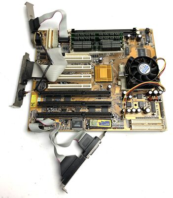 PC-Chips Mainboard Bundle M571 V3.2 - IBM 6x86MX-PR200 - 4x 16MB EDO-RAM