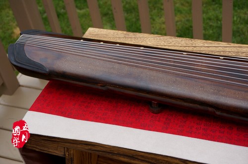 Professional Chinese Aged Fir Guqin 7-stringed Zither Instrument -- 專業古琴(老杉木/仲尼) - Picture 7 of 12