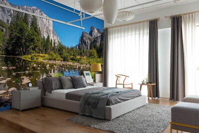 3D Yosemite View A8464 Wallpaper Wall Mural Self-adhesive Marco Carmassi Amy