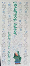 SUZY'S ZOO "LET IT SNOW/HAPPY HOLIDAYS" SCRAPBOOKING BORDER STICKER 9880